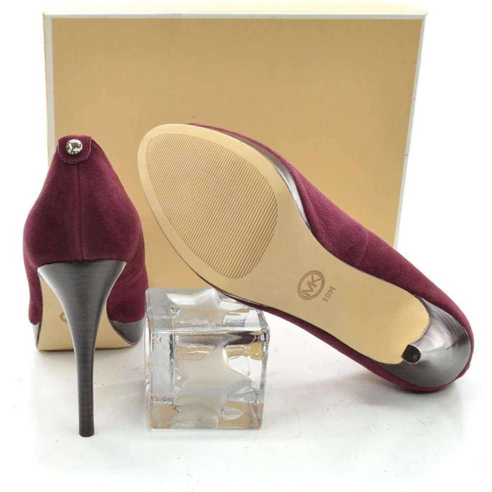 Michael Kors York Open Toe Platform Pumps 10 M New - Picture 3 of 4